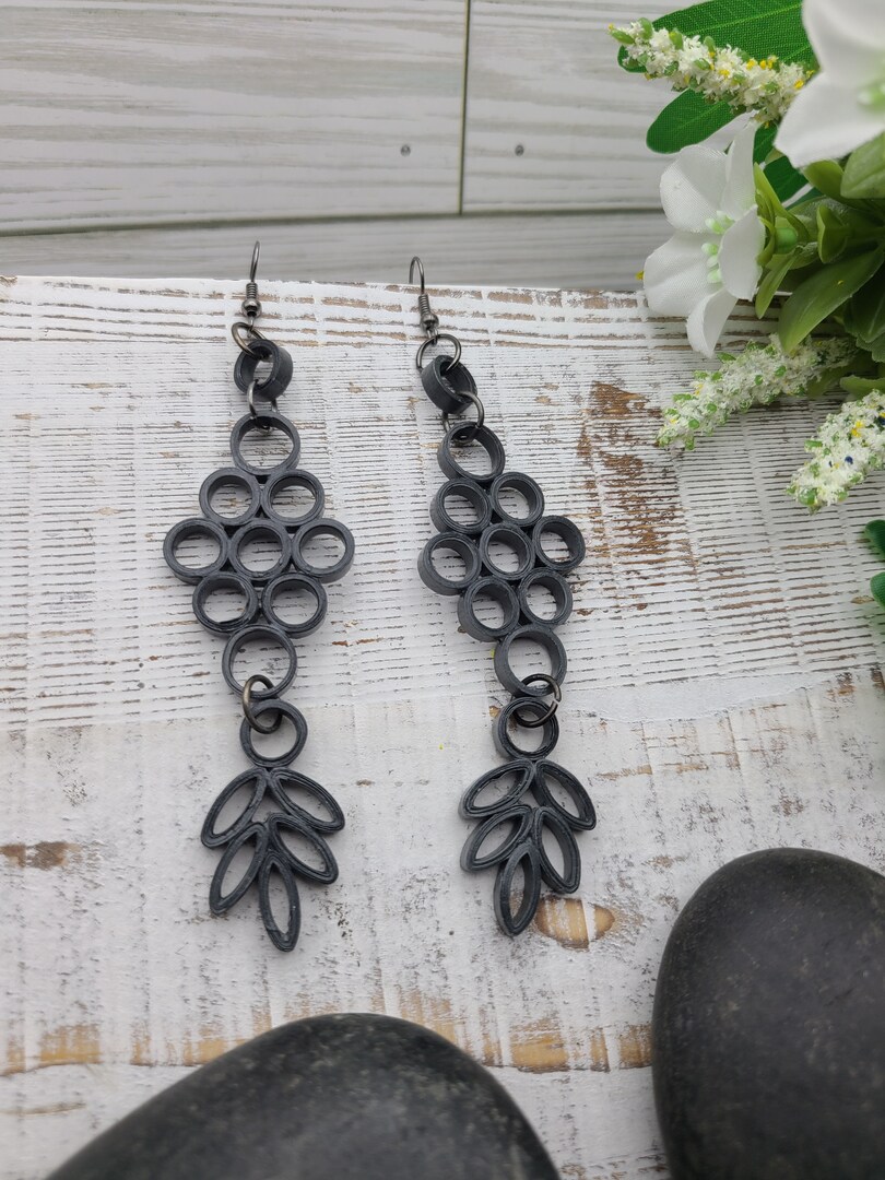 Paper Quilled Jewelry How To Make Quilled Earrings Waterproof Eco